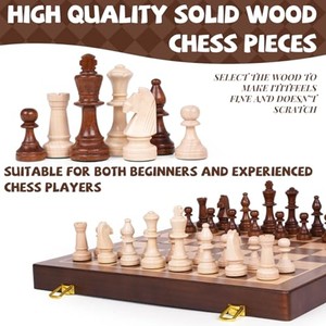 Wholesale Premium Sheesham <b>Wood</b> Foldable <b>Chess</b> Table - Unique Wooden <b>Chess</b> <b>Sets</b> - Product Image 2