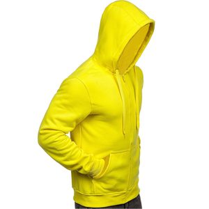 Custom Front Logo Unlined <b>Pullover</b> Hoodie <b>Men</b> 100% Cotton Eco-Friendly Breathable Winter Regular Fit Plus Size Options - Product Image 1