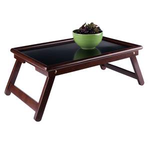 Ambra Mobilier d'extérieur Plateau de petit-déjeuner en noyer et noir - Product Image 5