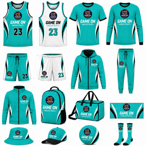 Tenue de basketball personnalisable légère, respirante et de haute qualité pour hommes adultes, avec logo personnalisé, pour l'entraînement et le fitness - Product Image 5
