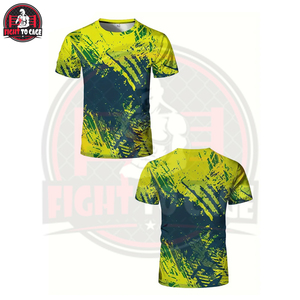 T-shirt tissé pour homme imprimé par sublimation, design personnalisé, polyester respirant, écologique, manches courtes, sport, décontracté, graphique - Product Image 3