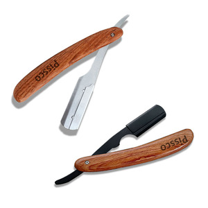 Rasoir droit en acier inoxydable personnalisé, logo personnalisé, rasoirs de barbier en acier inoxydable pour hommes - Product Image 3