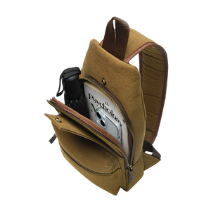 Sac à dos pour homme en cuir véritable de style vintage de luxe avec fermeture à glissière et doublure en polyester - Product Image 6