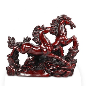 Nouveauté Porcelaine Chevaux Courants Feng Shui Home Decor Diwali Cadeau d'Anniversaire - Product Image 4