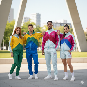 Conjunto Deportivo Corto Rexfit de Alta Calidad para Hombre, Chaqueta Cortavientos con Cierre Completo, Conjunto Deportivo con Impresión Personalizada al por Mayor - Product Image 3