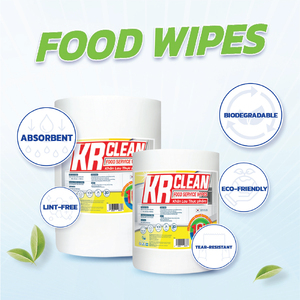 Serviettes de cuisine écologiques personnalisées Krclean, absorbantes, pour le nettoyage des aliments, tissu durable d'origine vietnamienne, 100g/m² - Product Image 2