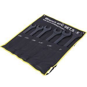 Jeu de clés mixtes extra larges jumbo, 6 pièces, SAE 1 3/8 à 2, oxyde noir, avec étui - Product Image 5