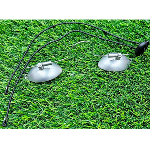 Lunettes de protection oculaire métalliques réglables SS 45*30mm avec pont nasal ajustable pour la sécurité des patients au laser - Product Image 2