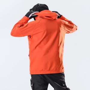 Chaqueta Impermeable para Esquí y Snowboard para Hombre, Color Bronceado, Gris Claro, Naranja, Negro, con Capucha, Tipo Anorak, Bolsillo Canguro, Tecnología Gore-Tex - Product Image 4