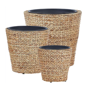 Eco-friendly Water Hyacinth Planter For Modern Home Decor, <b>Tree</b> <b>Pot</b> With Plastic Liner, Wholesale Vietnam Sustainable Garden - Product Image 5