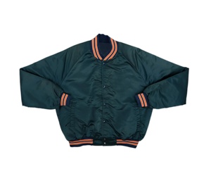 Chaqueta universitaria de satén personalizada de alta calidad para hombre chaqueta de Letterman de béisbol bordada transpirable - Product Image 3