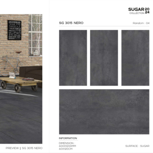 Carreaux de porcelaine haute résistance 60x120cm, grand format premium pour usage résidentiel et commercial - Product Image 1