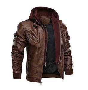 Nouvelle veste bomber en toile pour homme, style hiver, formelle, de haute qualité, imperméable, avec logo sur le devant, doublure matelassée épaisse, col en fourrure - Product Image 1