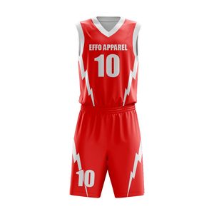 Ensembles d'uniformes de basketball grande taille en gros, maillots de basketball imprimés par sublimation OEM, couleur personnalisée, pour hommes et femmes, prix abordable - Product Image 2