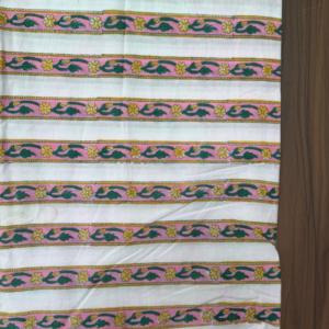 Tela de Algodón Ligera Tejida a Mano con Estampado Floral de Jaipur, Textil Indio Premium de 60x60 cm, Venta al Por Mayor - Product Image 2