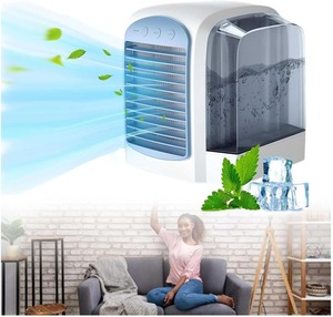 Enfriador de Aire USB Portátil de 380 ml, Mini Ventilador de Aire Frío de 3 Velocidades, Humidificador Silencioso para Escritorio - Product Image 1