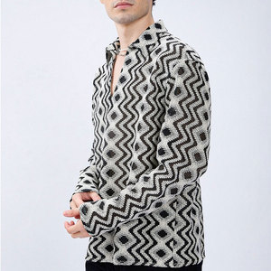 Chemises en flanelle pour hommes, boutonnées, coupe classique, manches longues, décontractées, à carreaux, style vintage streetwear, teintes en fil, anti-rétrécissement - Product Image 5