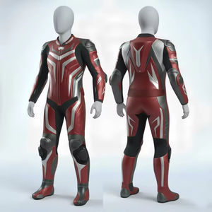 Traje de Motocicleta de Cuero de Primera Calidad, Resistente al Viento, Impermeable y Transpirable para Hombre, con Opciones Personalizadas e Impresión de Logotipo - Product Image 2