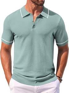 Camisetas Polo de Trabajo de Algodón para Hombre con Logotipo Bordado Personalizado, Uniformes Premium para Hombre, Camisetas Polo de Golf - Product Image 3