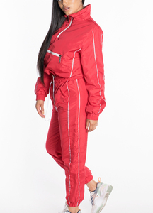 Conjunto Deportivo Ligero e Impermeable para Mujer, Chaqueta Cortavientos y Pantalones Estampados, Ropa Deportiva Urbana - Product Image 2