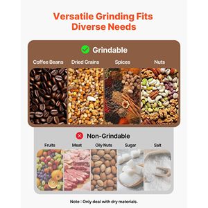 Macinatore Elettrico Commerciale da 1,8 Libbre, Alta Velocità 2100W, Polverizzatore in Acciaio Inossidabile, Macchina per Polveri, Mulino Elettrico per Cereali - Product Image 2