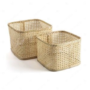 CANE WEBBING SERENITY Customize Size Toy Organizer Home <b>Baskets</b> Bamboo <b>Rattan</b> <b>Basket</b> <b>Storage</b> At Home Laundry With Bathroom - Product Image 3