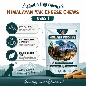 Himalayan <b>Yak</b> <b>Chews</b> for Dogs Hard Cheese Treat Long Lasting Chewing Dental Cleaning High Protein All Breeds Wholesale OEM Supply - Product Image 4
