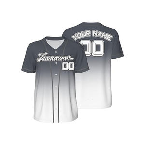 Camiseta de Béisbol Personalizada de Alta Calidad - Nuevo Diseño 100% Algodón Orgánico, Impresión Serigráfica, Secado Rápido, Transpirable, Cuello en V, para Equipo - Product Image 1