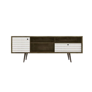 Soporte de TV de madera maciza de diseño moderno hecho a mano de fábrica directa, gabinete de almacenamiento de madera MDF de teca, hogar, sala de estar, dormitorio, Hotel, apartamento - Product Image 6