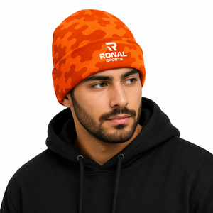 2026 Custom Knit Cuffed Acrylic <b>Beanie</b> <b>Hats</b> Streetwear Patch for Private Woven Logo Beach Winter Outdoor Sports Cap in best sale - Product Image 3