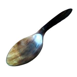 Cuillère à cornes au design unique, prix de gros, pour restaurant, couverts en corne de bœuf et de buffle naturels, cuillère de service de table - Product Image 6