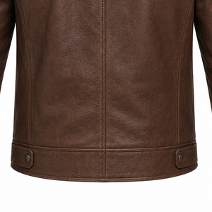 Men's <b>Racer</b> <b>Jacket</b> Stylish Stand Collar Design With Durable Materials For Riding Road Trips And Casual Fashion Looks Cheap - Product Image 4