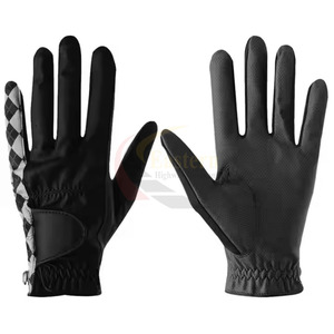 Gants de golf en cuir Cabretta personnalisés avec logo pour hommes, en peau de mouton, respirants, antidérapants et anti-UV, pour usage sportif - Product Image 2