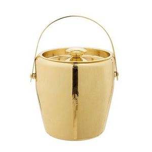 Seau à glace en laiton durable avec couvercle pour restaurant, hôtel, bar, mariage, banquet, service de refroidissement de boissons à domicile - Product Image 4