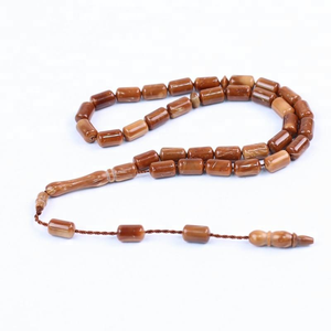 Tasbih Musulmán Ecológico de Madera Natural, Hecho a Mano, Cuentas de Oración Islámicas con Acabado Suave, Cómodo para el Zikr/Dhikr, para la Oración Diaria - Product Image 4