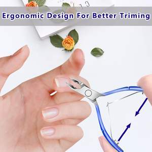 Juego de Herramientas de Manicura y Pedicura de Lujo para Bebés, Cortaúñas, Empujador de Cutículas, Tijeras, Cortaúñas de Acero Inoxidable 3 en 1 - Product Image 4