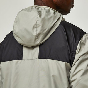 Veste coupe-vent pour homme, col montant, fermeture éclair sur le devant, légère, 100% coton, respirante, pour la remise en forme, la randonnée, l'usage quotidien en plein air - Product Image 6