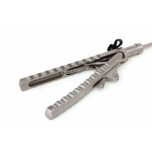 Portaagujas Laparoscópico Recto Tipo V Profesional de 5 mm x 330 mm, de Acero Inoxidable, Instrumentos Quirúrgicos Ortopédicos con Certificación CE - Product Image 6