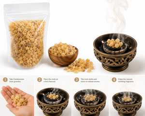 Résine d'encens en gros : Larmes de Boswellia Sacra Hojari, Olibanum, Gomme de Luban – Encens d'église, Aromathérapie, Méditation – Vente en gros - Product Image 3