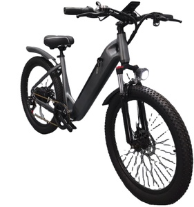 Bicicleta Eléctrica Deportiva Urbana con Llantas de 26 Pulgadas, Batería de Litio de 48V 8Ah, Cuadro de Aleación de Aluminio, Motor sin Escobillas de 250W - Product Image 3