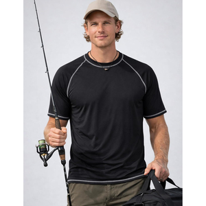 Camiseta Deportiva de Manga Corta para Hombre, Transpirable, de Compresión, para Gimnasio, Suministro del Fabricante - Product Image 2