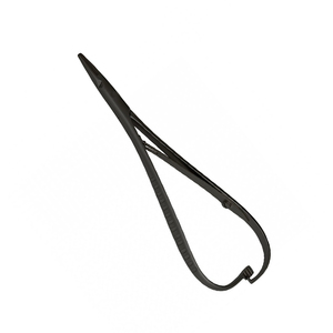 Porte-aiguille Mathieu en céramique noire de 14 cm, à verrouillage par cliquet, pointes dentées, en acier inoxydable, ergonomique, pour usage dentaire et orthodontique - Product Image 2