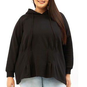 High Quality Women's Cotton Fleece Sweatshirt Long Sleeve Crew Neck <b>Pullover</b> Simple Plain Design Soft Winter <b>Jumper</b> Custom Made - Product Image 4