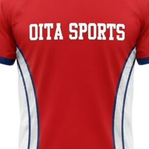ชุดเสื้อและกางเกงขาสั้นสำหรับเล่นเน็ตบอลชาย สีแดงขาว ลายพิมพ์แบบซับลิเมชั่น ผลิตจากโพลีเอสเตอร์ ชุดกีฬาแถบข้างลายทาง เหมาะสำหรับการฝึกซ้อมและการแข่งขัน - Product Image 5