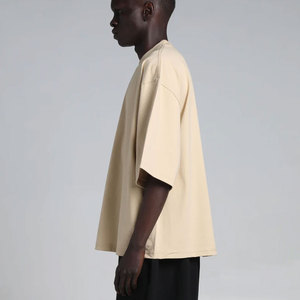 T-shirts de luxe surdimensionnés 7,5 oz Max Heavyweight, style personnalisable, T-shirts Hip Hop personnalisés 7,5 oz Max Heavyweight à impression lourde - Product Image 3