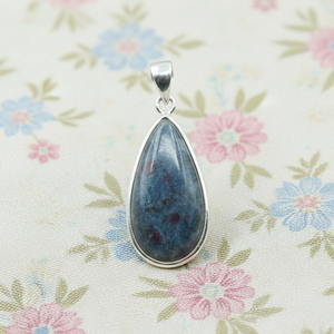 <b>Top</b> Quality Ruby Kyanite Teardrop Pendant 925 Sterling Silver Handmade Gemstone Jewelry <b>Rose</b> Gold Yellow Gold Plated Gift Women - Product Image 5