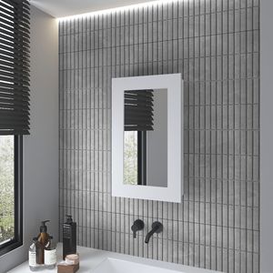 Armadietto per medicinali Sanford bianco per bagno, mobile da bagno di alta qualità - Product Image 1