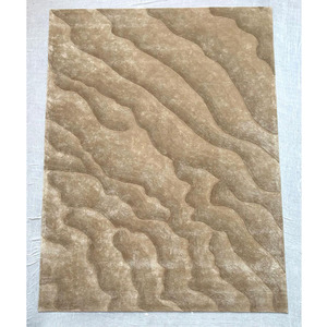 Alfombra de Lana Hecha a Mano de Alta Calidad, Diseño Personalizado, Patrón Jacquard Floral Abstracto, Hermosa Alfombra Artesanal para Decoración de Hoteles y Hogares - Product Image 1