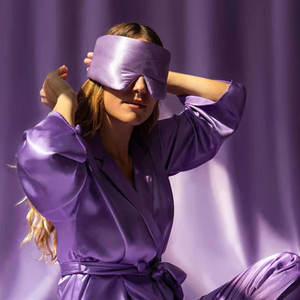 2026 Silk <b>Eye</b> <b>Cover</b> for Women Gentle on Skin <b>Eyes</b> <b>Cover</b> For Sale Custom Packaging Supported Anti Wrinkle - Product Image 2