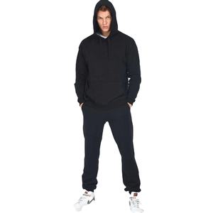 Men's Custom Colors 100% Cotton Hooded Fleece Jogging Suit Winter Tracksuit with Private Label Logo High Quality Embroidered - Product Image 3
